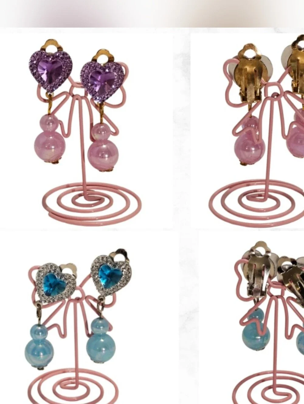 Kid's Multicolor Heart Themed Jewelry Bundle